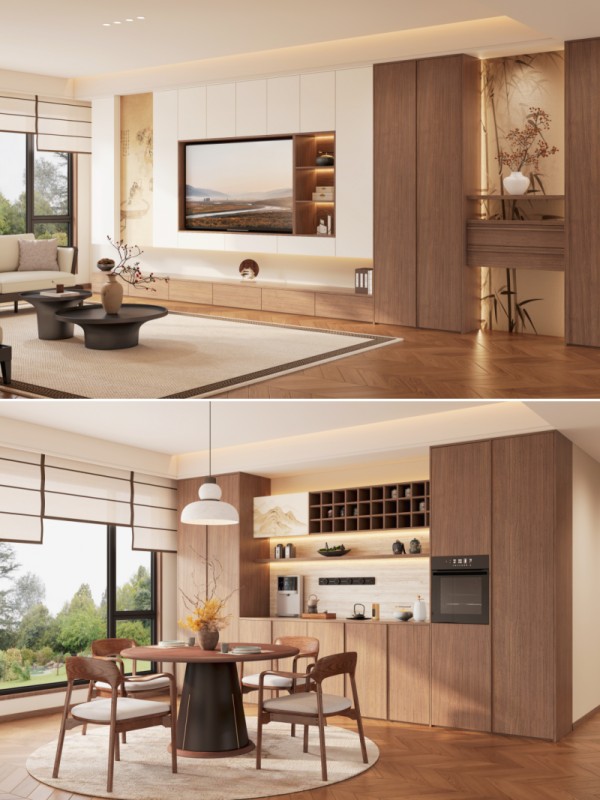 全友家居丨不跟风堆砌，这4种东方美学把家装出高级感